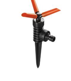 IRRIGADOR GIRATORIO BASE ESPIGA PARA ENGATE RAPIDO 1/2” HERC