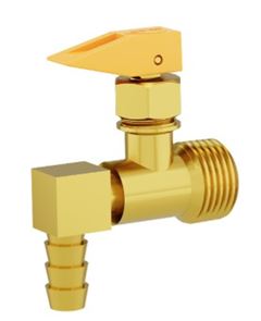 REGISTRO DE BLOQUEIO 90° PARA GÁS 1/2”X3/8” BLUKIT