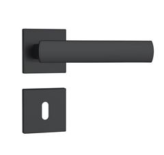 FECHADURA STAM INTERNA 813/35 QUADRADA ROSETA PRETA FOSCO