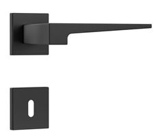 FECHADURA STAM CLASSIC 3200 ROSETA QUADRADA PRETO FOSCO 40MM WC