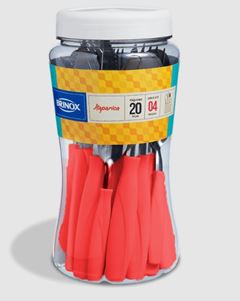 FAQUEIRO ITAPARICA 20 PEÇAS VERMELHO BRINOX