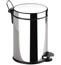 LIXEIRA INOX COM PEDAL E BALDE 3040/202 5 LITROS BRINOX