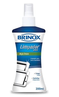 LIMPADOR PARA ACO INOX 200G BRINOX