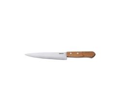 FACA PARA COZINHA INOX 8” PART MARROM BRINOX