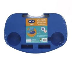 MESA PORTATIL PARA CADEIRA DE PRAIA AZUL MOR
