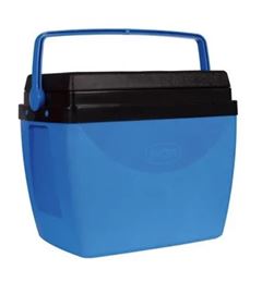 CAIXA TERMICA 34L AZUL COM PRETO MOR