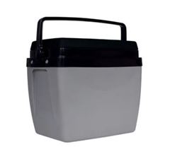 CAIXA TERMICA 34L CINZA COM PRETO MOR