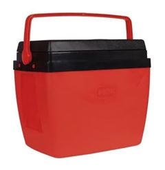 CAIXA TERMICA 34L VERMELHO COM PRETO MOR