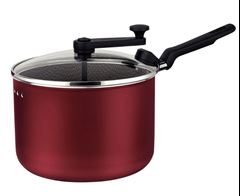 PIPOQUEIRA TRAMONTINA LORETO EM ALUMÍNIO COM REVESTIMENTO EM ANTIADERENTE STARFLON MAX GRAFITE 20 CM 3,5 L