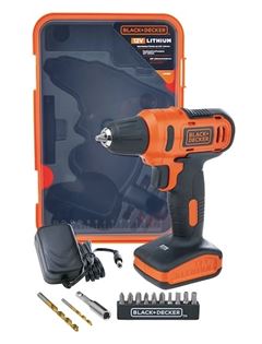 PARAFUSADEIRA/FURADEIRA COM 13 ACESSORIOS LD12SP-BR BLACK+DECKER