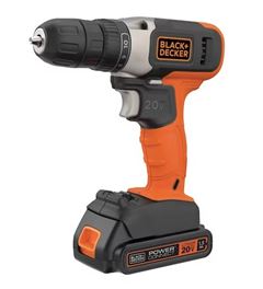 PARAFUSADEIRA/FURADEIRA 3/8” 20V MAX ÍON DE LÍTIO BCD702C1-BR B&D