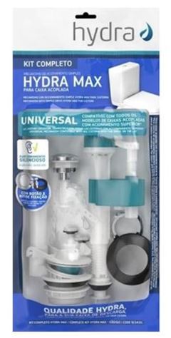 MECANISMO COMPLETO UNIVERSAL 1 ACIONAMENTO PARA CAIXA ACOPLADA DECA HYDRAMAX