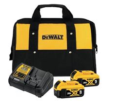 KIT 2 BATERIAS 5AH 20V MAX* COM CARREGADOR + BOLSA
