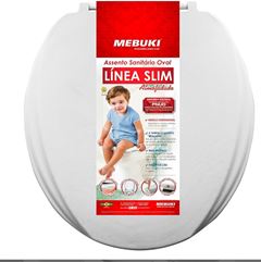 ASSENTO SLIM ALMOFADADO BRANCO OVAL