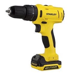 PARAFUSADEIRA / FURADEIRA ÍON LITIO 12V C/ 2 BATERIA + MALETA BIVOLT SCH121S2K-BR STANLEY