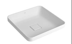 CUBA SOBREPOR QUADRADA 40CM BRANCO DECA