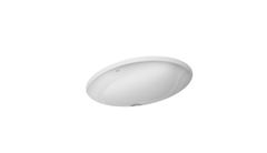 CUBA EMBUTIDA OVAL 409X365MM BRANCO DECA