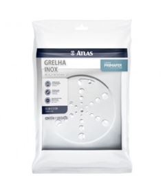 GRELHA QUADRADA INOX 15CM PARA CAIXA SIFONADA SEM CAIXA ATLAS