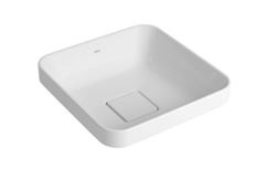 CUBA SOBREPOR QUADRADA 30CM BRANCO DECA