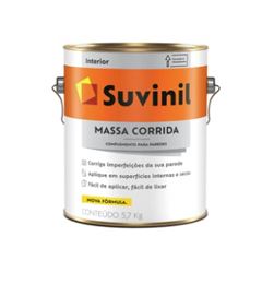 MASSA CORRIDA 5,4KG SUVINIL GALÃO