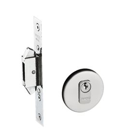 TRAVA CORRER PARA BANHEIRO REDONDO RR2 IX INOX PADO