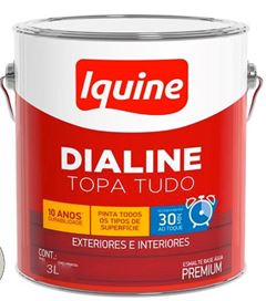ESMALTE DIALINE SECAGEM RAPIDA BASE AGUA 3,0LT AZUL DEL REY