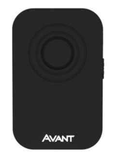 CAMPAINHA DIGITAL TOMADA BIVIOLT PRETA AVANT