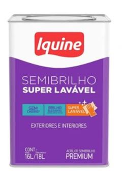 IQUINE SEMIBRILHO SUPER LAVAVEL 18L BRANCO GELO