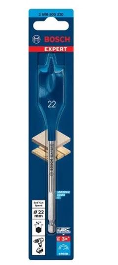 BROCA CHATA PARA MADEIRA EXPERT SELF CUT SPEED 22X152MM BOSCH