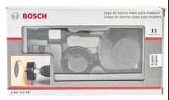 JOGO SERRA COPO 11PÇ PARA MADEIRA BOSCH