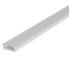 PERFIL DE SOBREPOR 17MM ALUMÍNIO RISQUÉ BRANCO COM 2 METROS