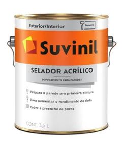 SELADOR ACRILICO 3,6L BRANCO SUVINIL
