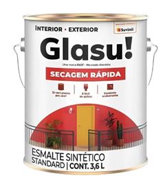 ESMALTE GLASU SECAGEM RAPIDA 3,6 LITROS BRANCO SUVINIL