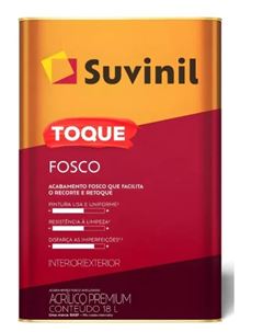 TINTA ACRILICA TOQUE FOSCO A2 16 LITROS SUVINIL