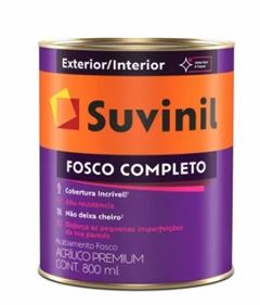 TINTA ACRILICA TOQUE FOSCO B2 800ML SUVINIL