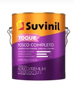 TINTA ACRILICA TOQUE FOSCO B2 3,2 LITROS SUVINIL