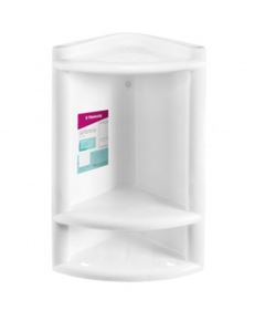 CANTONEIRA PLASTICO PARA BANHEIRO BRANCO ATLAS