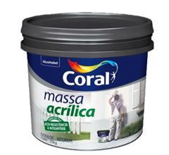 CORAL MASSA ACRILICA 25 KG BRANCO