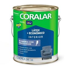 CORAL TINTA ACRILICO FOSCA CORALAR BRANCO 3,6 LITROS