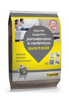 REJUNTE QUARTZOLIT CINZA OUTONO PORCELANATO 1,0KG