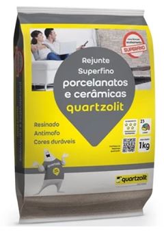 REJUNTE  QUARTZOLIT MARROM CAFÉ PORCELANATO 1,0KG