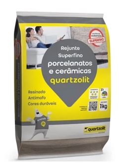 REJUNTE  QUARTZOLIT PRETO GRAFITE PORCELANATO 1,0KG