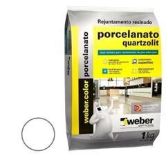 REJUNTE  QUARTZOLIT BRANCO PORCELANATO 1,0KG