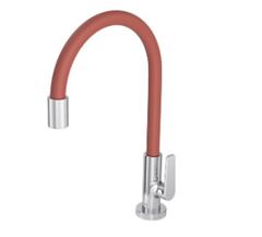 TORNEIRA METAL COZINHA MESA CROMADO TERRA COTADECAMOTION