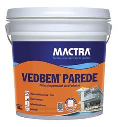 IMPERMEABILIZANTES VEDBEM PAREDE BR 18KG CORAL