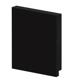 RODAPÉ ALIZAR 2,40 METROS PRETO VULCANO 51010 ARQUITECH
