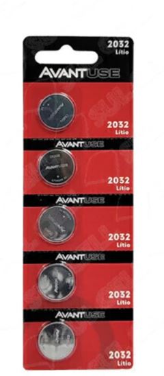 BATERIA LITIO USE 3V 2025 COM 5 UNIDADES AVANT