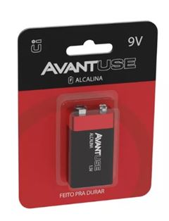 BATERIA ALCALINA USE 9V  AVANT