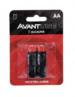 PILHA ALCALINA USE AA COM 2 UNIDADES AVANT