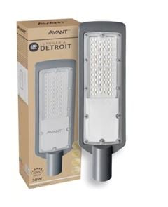LUMINÁRIA PUBLICA LED DETROIT 50W 6500K AVANT